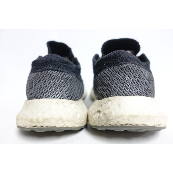 ADIDAS Pure Boost Black Sz 7.5 Women Running Athletic Sneakers - Picture 4 of 10